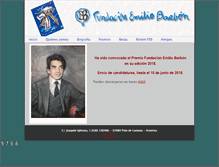Tablet Screenshot of fundacionemiliobarbon.es